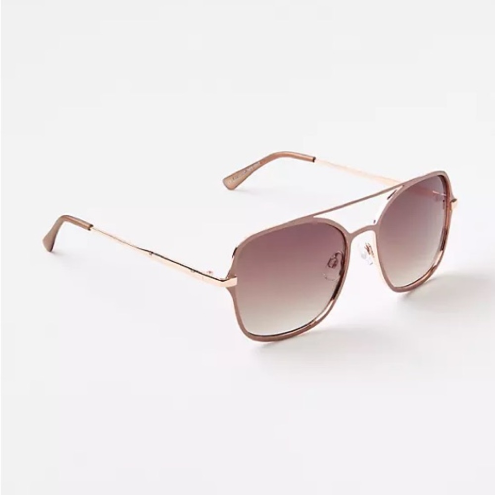 Matt Rectangular Sunglasses Classic Tan